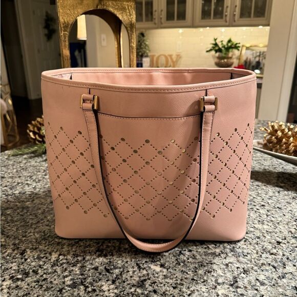 Michael Kors pink and mirror large tote/purse - Picture 3 of 6